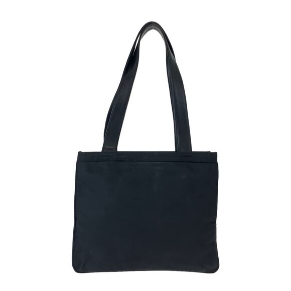Prada Nylon Leather Tessuto Logo Tote Bag - Picture 2 of 4